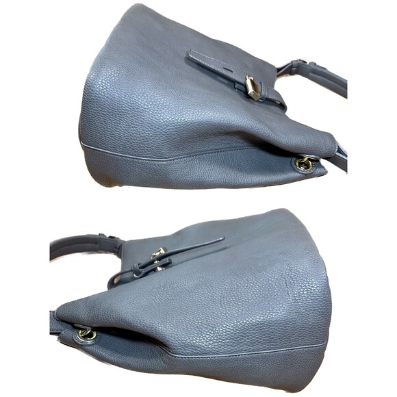 Charming Charlie | Gray Convertible Bucket Bag with Removable Pouch - Picture 4 of 12